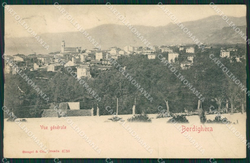 Imperia Bordighera cartolina KV4831 – fronte