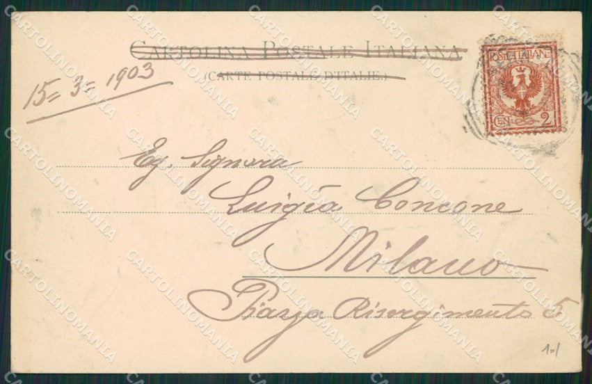Imperia Bordighera cartolina KV4831 – retro