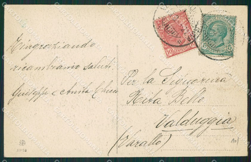 Imperia Bordighera cartolina KV4833 – retro