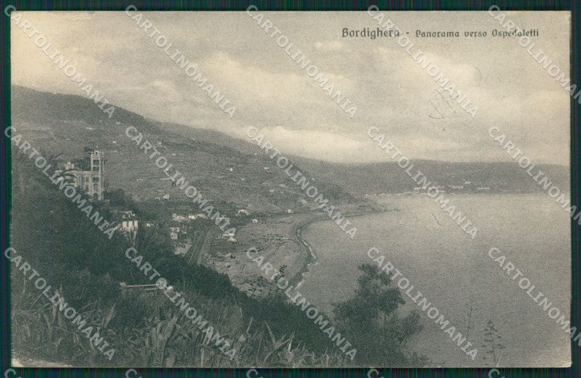 Imperia Bordighera ABRASA cartolina KV4836 – fronte