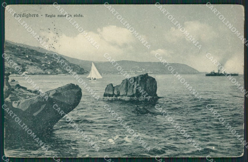 Imperia Bordighera Nave cartolina KV4842 – fronte