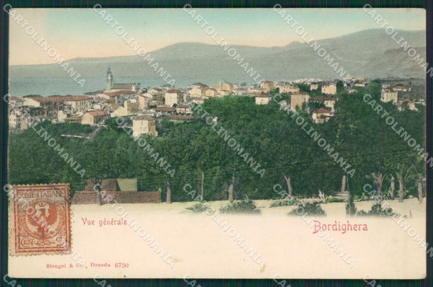 Imperia Bordighera cartolina KV4851 – fronte