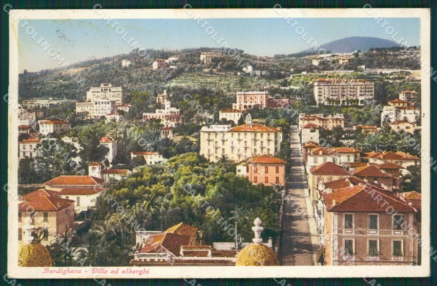 Imperia Bordighera cartolina KV4853 – fronte