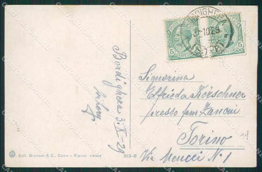 Imperia Bordighera cartolina KV4854 – retro