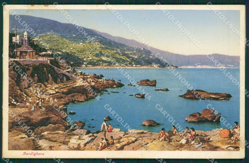 Imperia Bordighera cartolina KV4855 – fronte