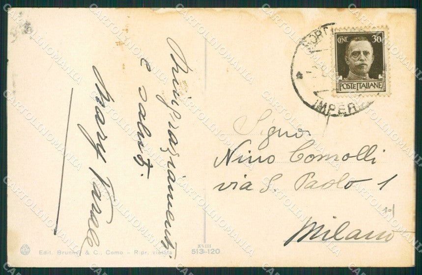 Imperia Bordighera cartolina KV4855 – retro