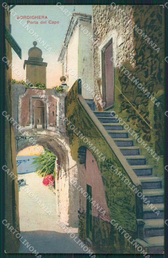 Imperia Bordighera Porta del Capo cartolina KV4858 – fronte