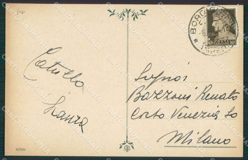 Imperia Bordighera Porta del Capo cartolina KV4858 – retro