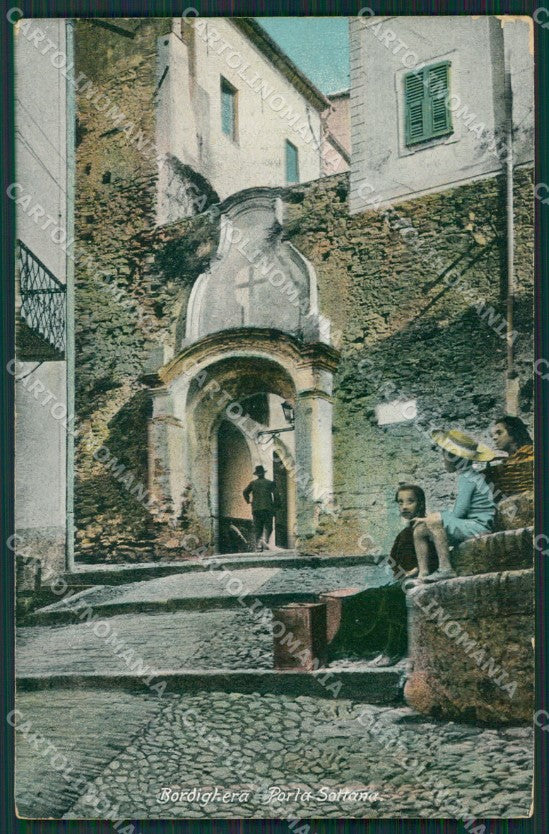 Imperia Bordighera Porta Sottana cartolina KV4875 – fronte