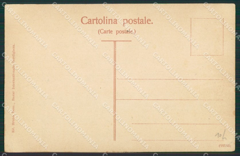 Imperia Bordighera Porta Sottana cartolina KV4875 – retro