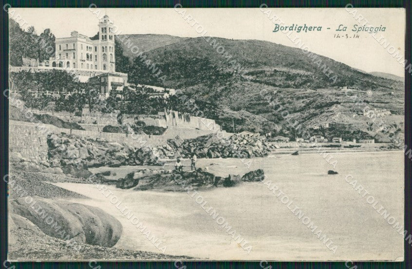 Imperia Bordighera cartolina KV4877 – fronte