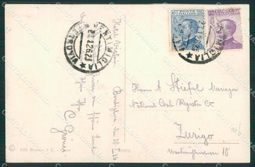 Imperia Bordighera cartolina KV4884 – retro