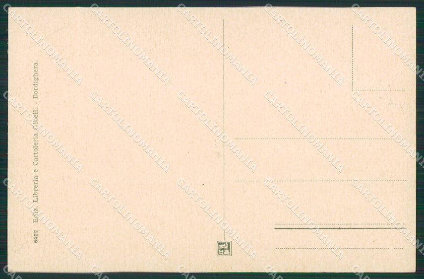Imperia Bordighera Porta del Capo cartolina KV4886 – retro