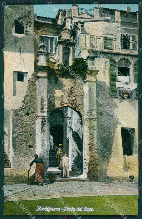 Imperia Bordighera Porta del Capo cartolina KV4887 – fronte