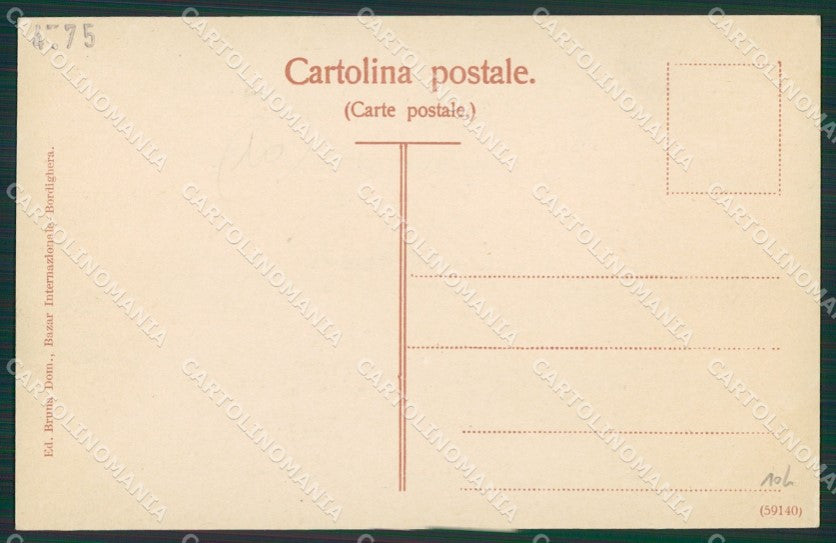 Imperia Bordighera Porta del Capo cartolina KV4887 – retro