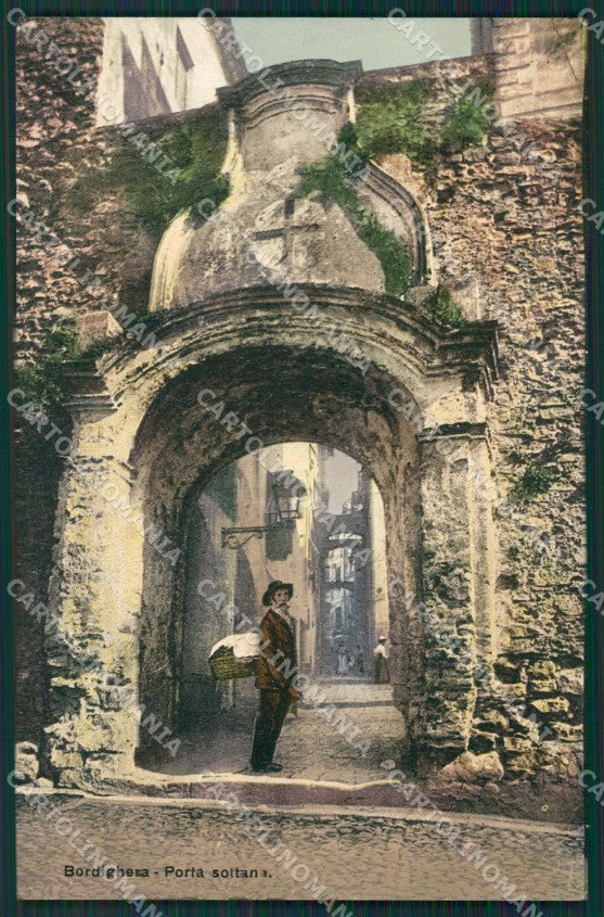 Imperia Bordighera Porta Sottana cartolina KV4892 – fronte