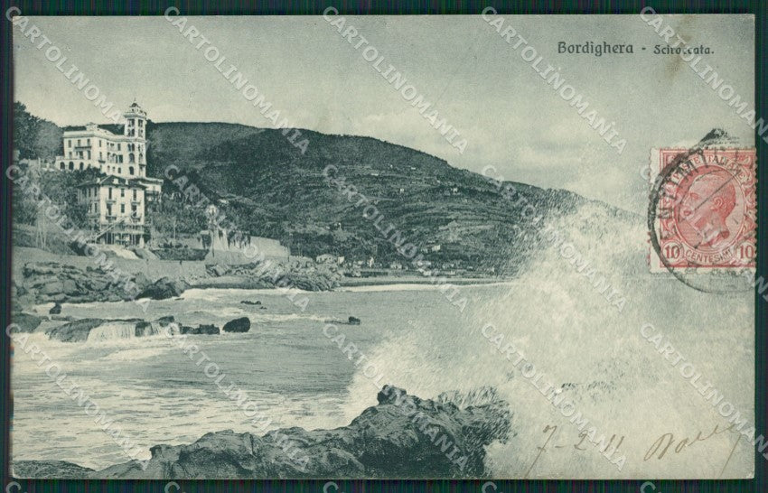 Imperia Bordighera cartolina KV4893 – fronte