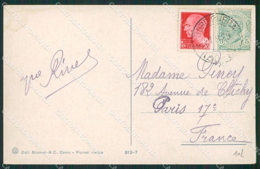 Imperia Bordighera Villa Regina Madre cartolina KV4894 – retro