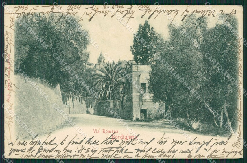 Imperia Bordighera cartolina KV4895 – fronte