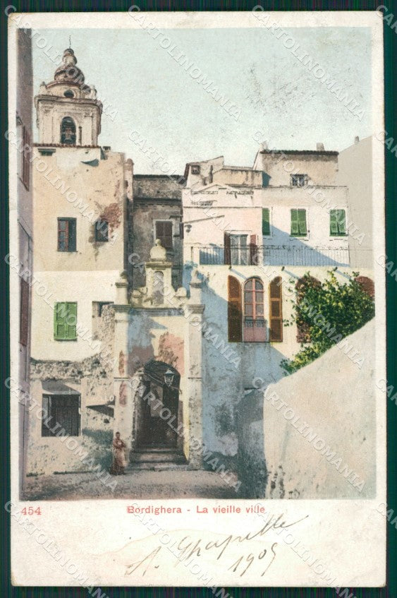 Imperia Bordighera cartolina KV4896 – fronte