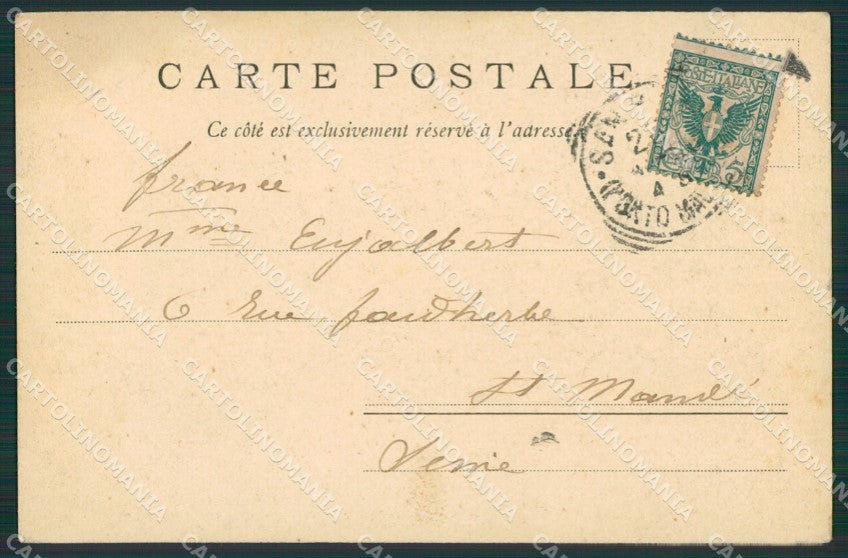 Imperia Bordighera cartolina KV4896 – retro