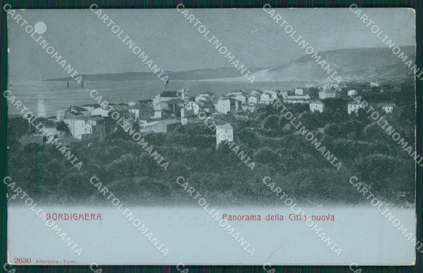 Imperia Bordighera Chiaro di Luna Alterocca 2630 cartolina KV4905 – fronte