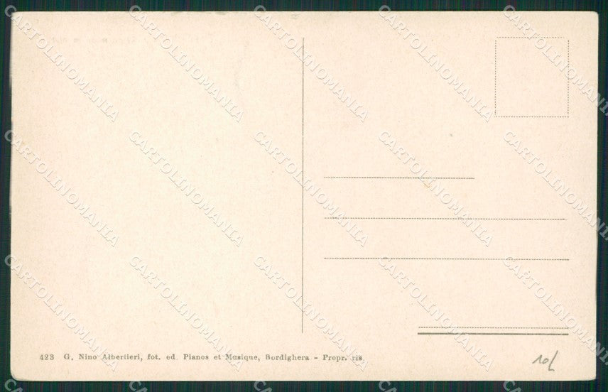 Imperia Bordighera cartolina KV4908 – retro