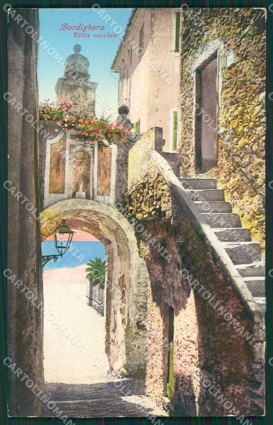 Imperia Bordighera ABRASA cartolina KV4911 – fronte