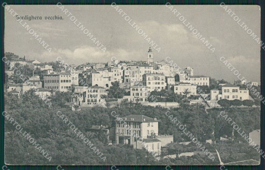 Imperia Bordighera FORO PIEGA cartolina KV4912 – fronte