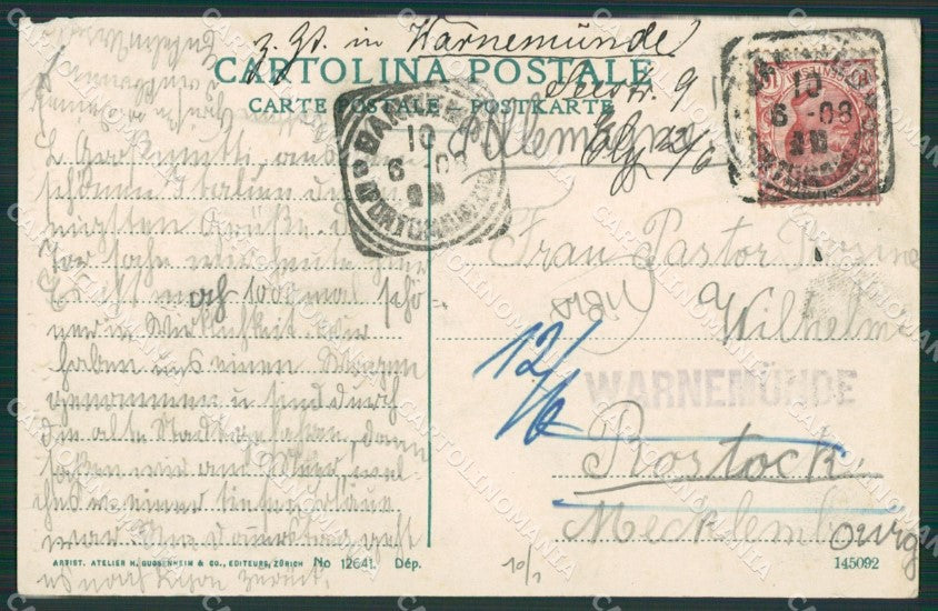 Imperia Bordighera Porta Sottana STRAPPINO cartolina KV4927 – retro