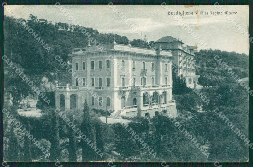 Imperia Bordighera Villa Regina Madre cartolina KV4931 – fronte