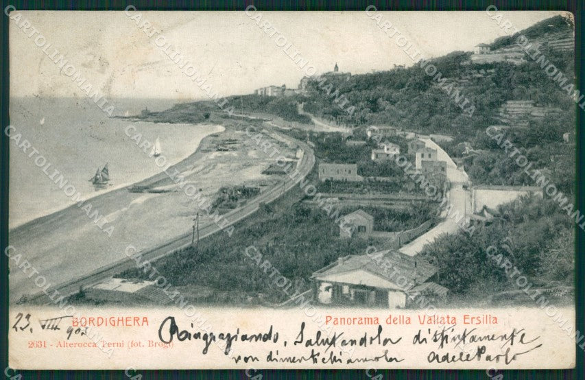 Imperia Bordighera Alterocca 2631 cartolina KV4933 – fronte