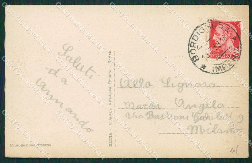 Imperia Bordighera Sant'Ampeglio cartolina KV4938 – retro