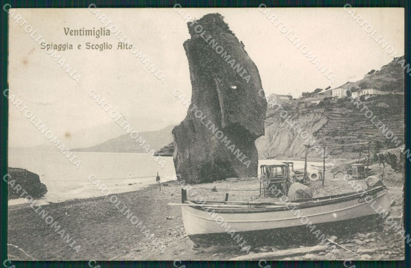 Imperia Ventimiglia PIEGA ANGOLINO SCOLLATO cartolina KV4950 – fronte