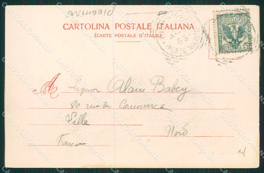Imperia Ventimiglia Borgo Marina PIEGHINE cartolina KV4957 – retro