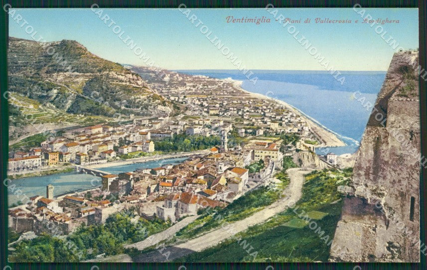Imperia Ventimiglia Piani di Vallecrosio Bordighera cartolina KV4964 – fronte