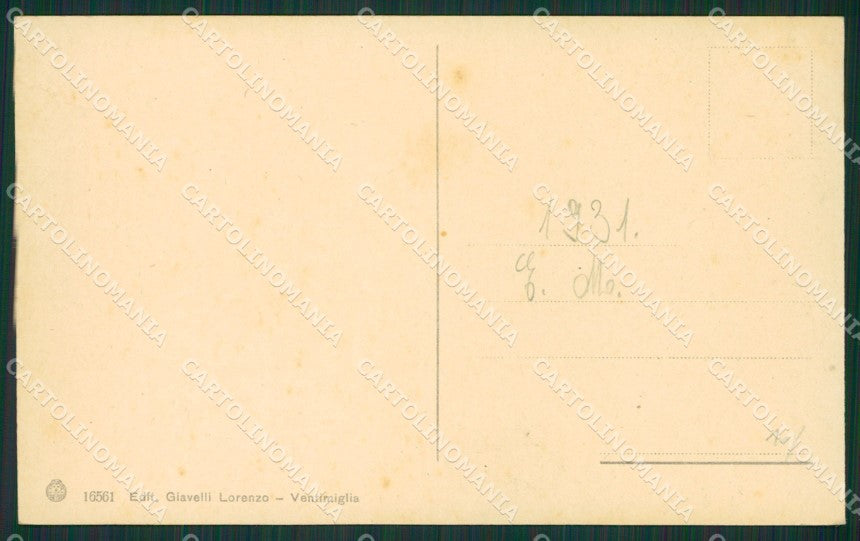 Imperia Ventimiglia Borgo Sant'Agostino cartolina KV4966 – retro