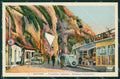 Francia Menton Mentone Frontiera Auto PIEGA cartolina KV4975 – fronte