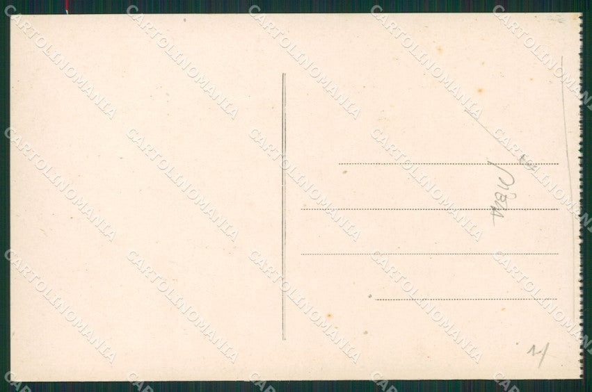 Francia Menton Mentone Frontiera Auto PIEGA cartolina KV4975 – retro