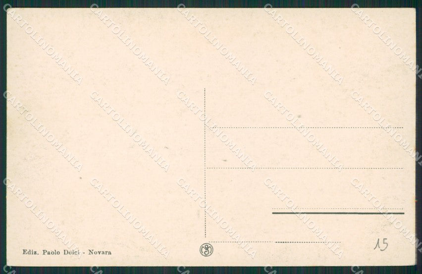 Novara Gozzano cartolina KV5011 – retro