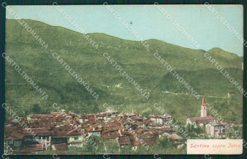 Verbania San Bernardino Verbano Santino PIEGA cartolina KV5019 – fronte