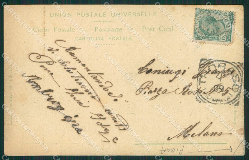 Verbania San Bernardino Verbano Santino PIEGA cartolina KV5019 – retro