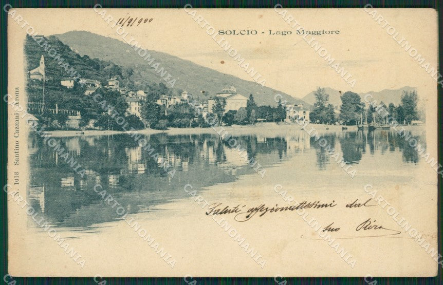 Novara Lesa Solcio STRAPPINO Lago Maggiore cartolina KV5022 – fronte