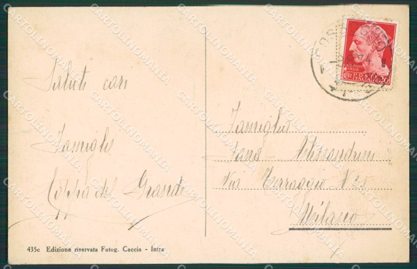Verbania Cossogno Ungiasca Lago Maggiore cartolina KV5023 – retro