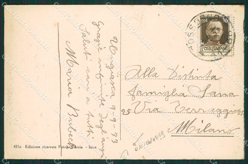 Verbania Cossogno Ungiasca STRAPPINO Lago Maggiore cartolina KV5024 – retro