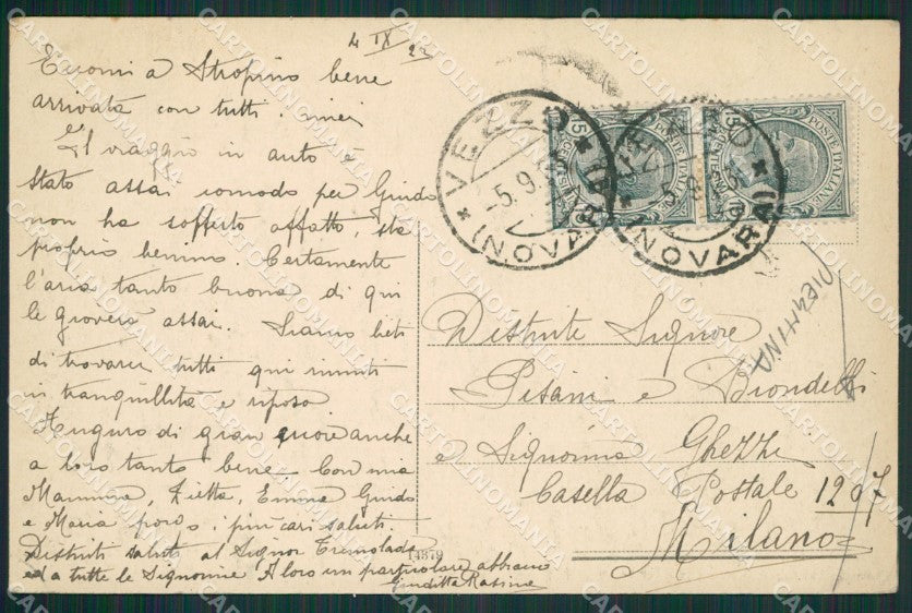 Verbania Brovello Carpugnino Stropino PIEGHINA Lago Maggiore cartolina KV5031 – retro