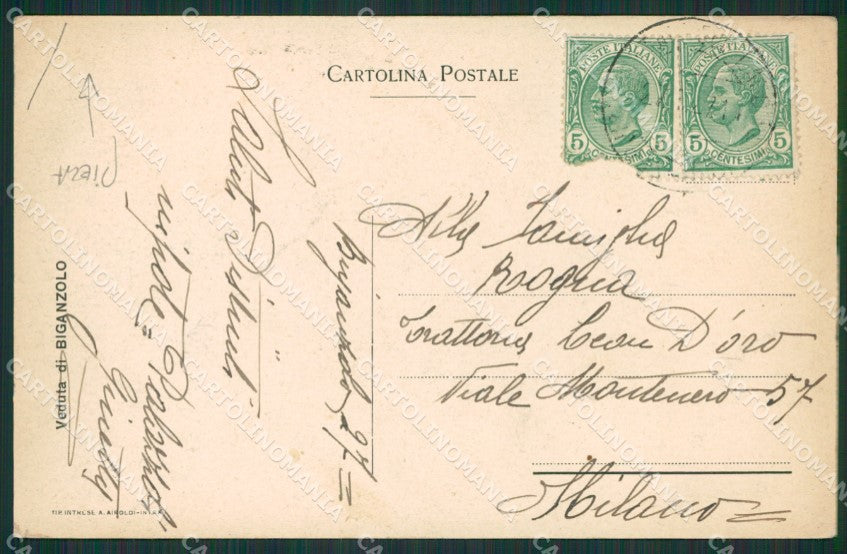 Verbania Biganzolo PIEGA Lago Maggiore cartolina KV5033 – retro