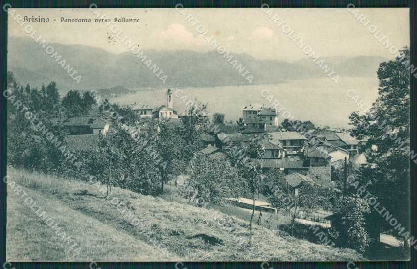 Verbania Stresa Brisino PIEGA Lago Maggiore cartolina KV5034 – fronte