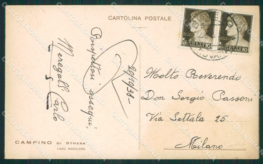Verbania Stresa Campino Lago Maggiore cartolina KV5035 – retro