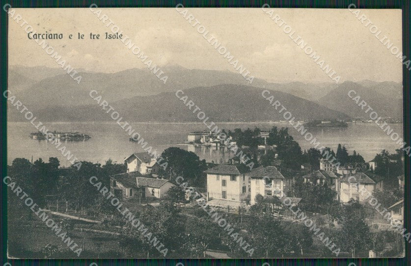 Verbania Stresa Carciano Lago Maggiore cartolina KV5038 – fronte